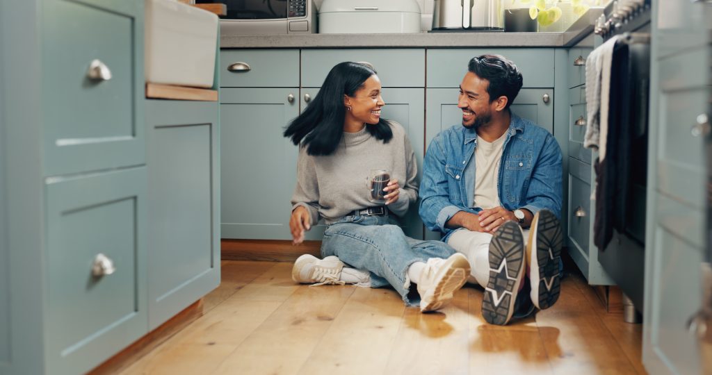 couple communicating about prenup