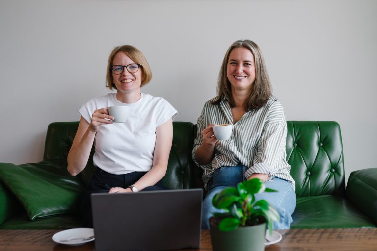 Aimee Schalles and Amanda Baron of Jointly