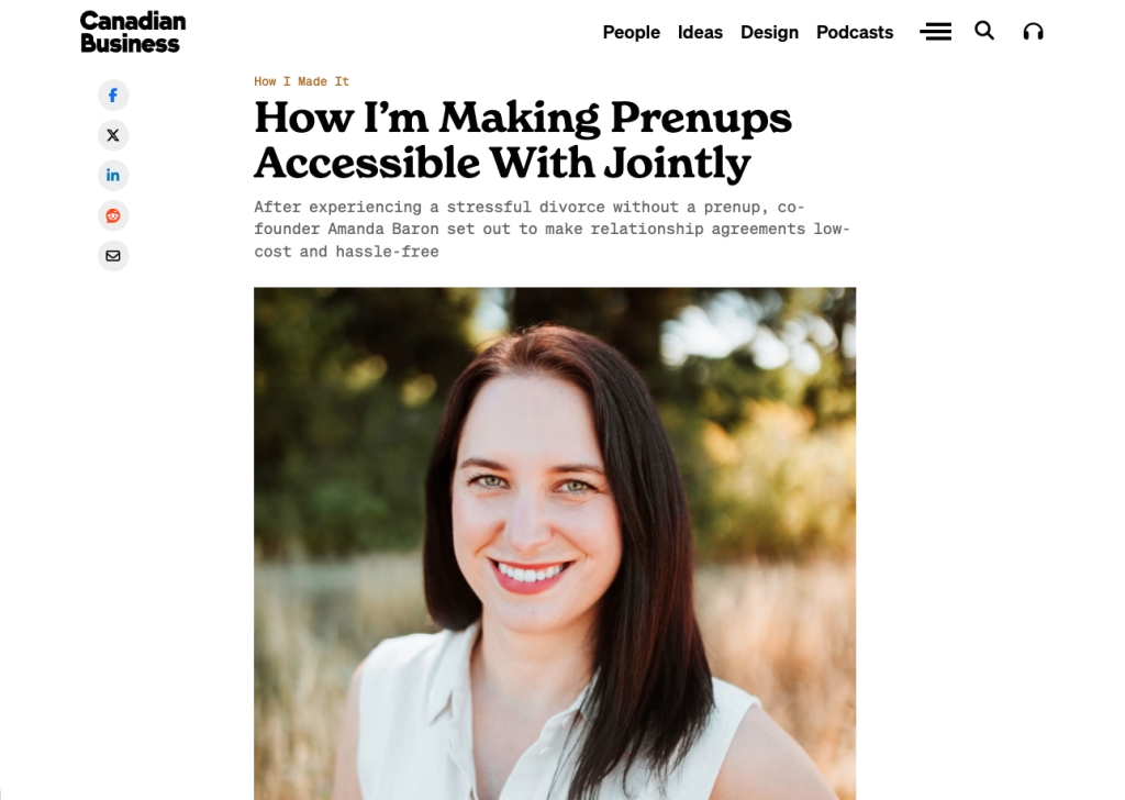 Canadian Business Amanda Baron